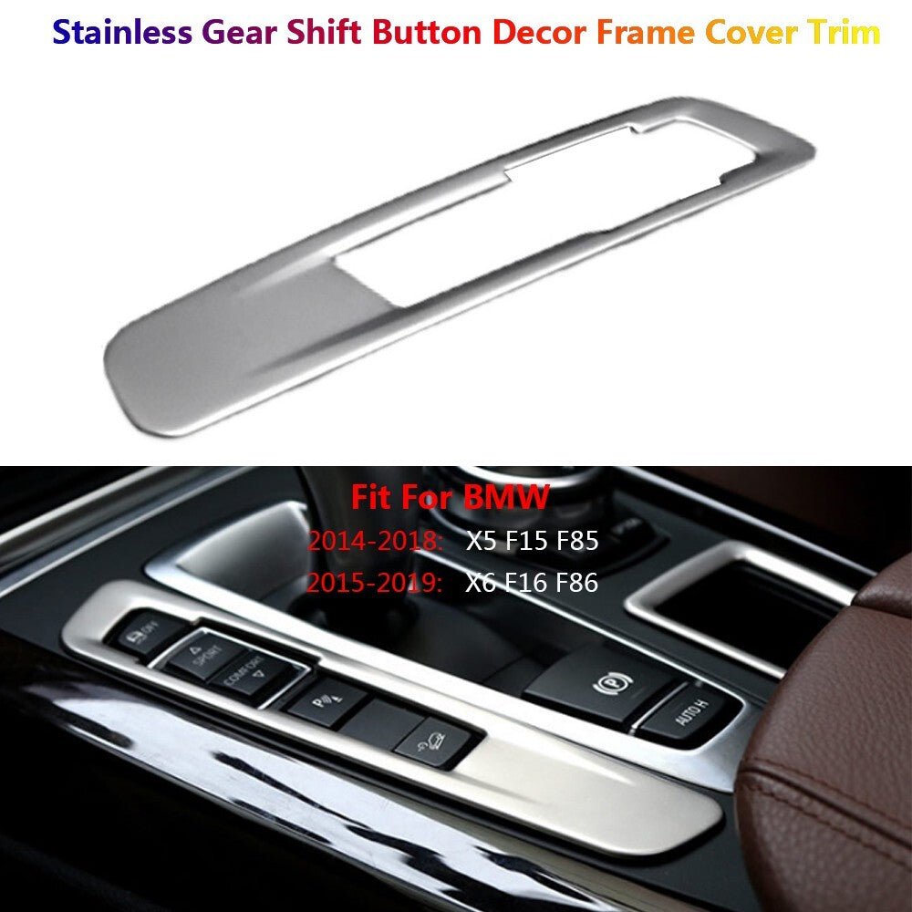 Stainless for BMW X5 X6 F15 F16 Car Interior Rear for Seat AC Air Vent Outlet Cover