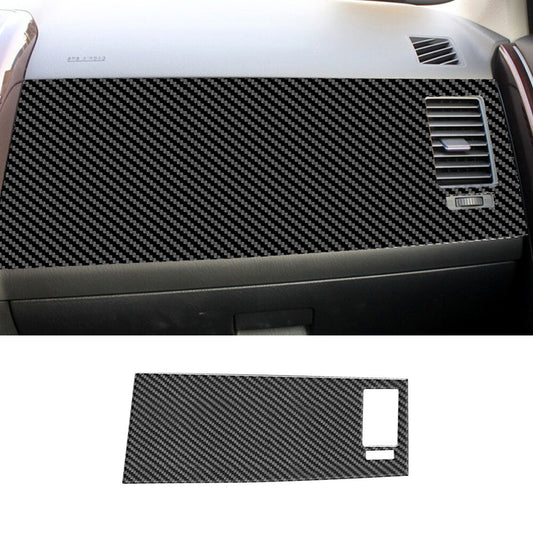 2X Red Carbon Fiber Passenger Dashboard Cover Trim For Matrix 2009-2014 v