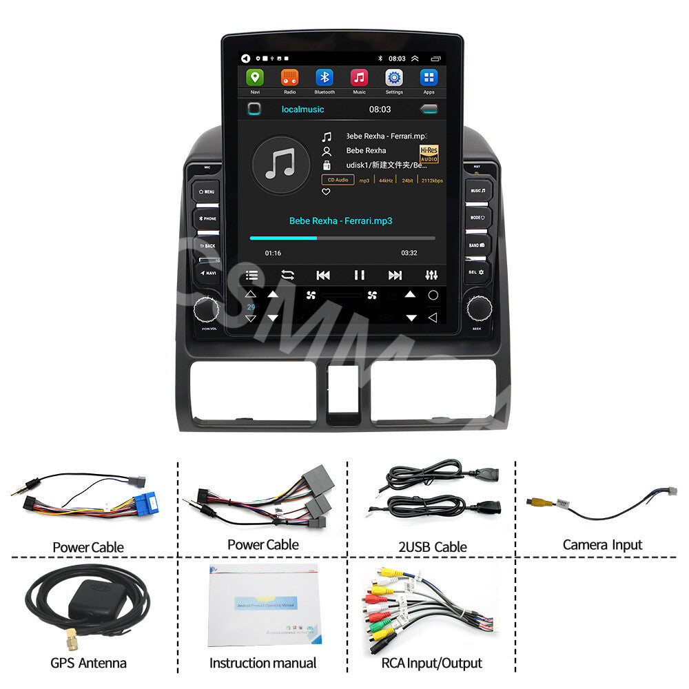 Fit for Honda CRV 2002-2006 Android 14 9.7 Car Stereo Radio GPS WIFI FM Player