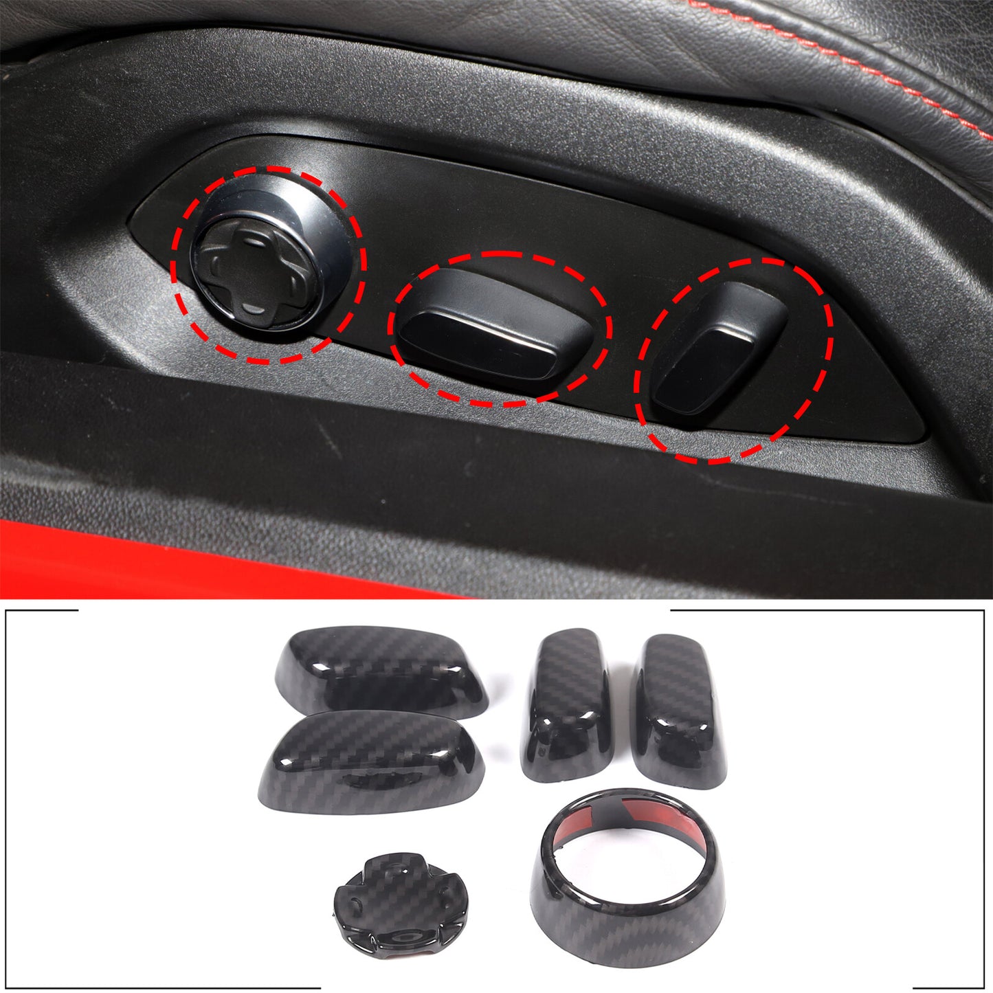 AC Climate Control Radio Volume Knob Ring Cover Piece for X5 X6 2014-2018- v