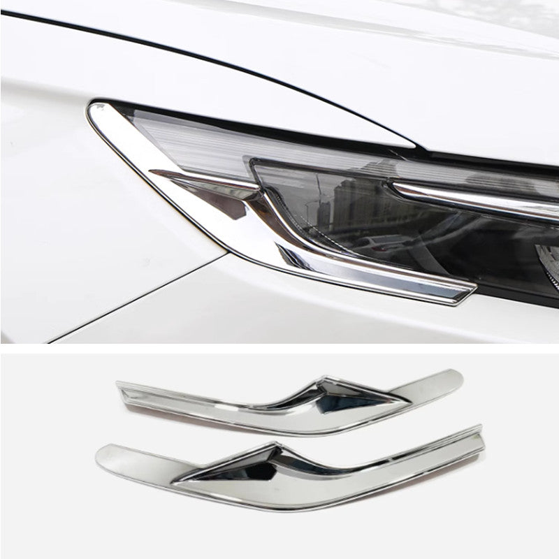 for Honda CRV CR-V 2023 2024 Chrome Front Headlight Lamp Eyebrow Strips Trim v