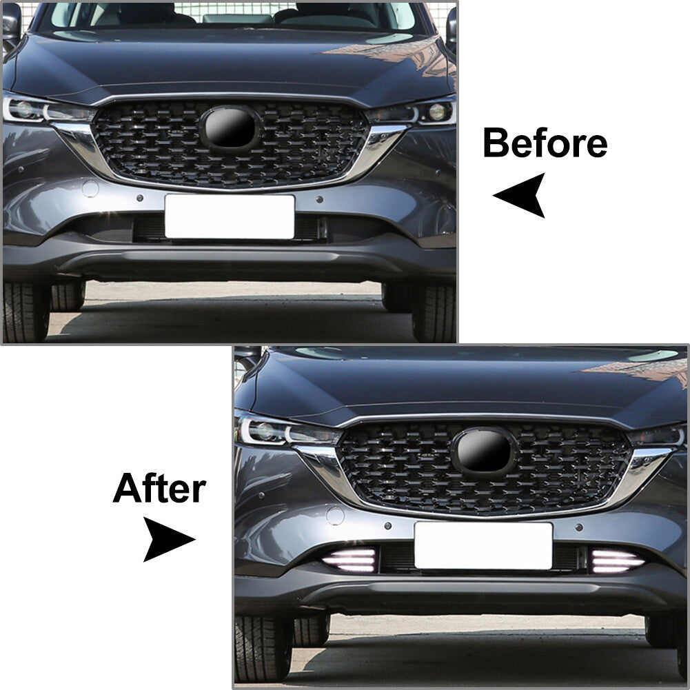 DRL LED Daytime Running Light Bumper Fog Lamp for Mazda CX-5 2022-2023