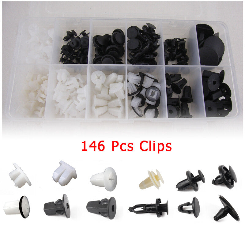 US 146¡ÁCar Fender Door Hood Bumper Clips Body Side Skirt Retainer Assortment Set v