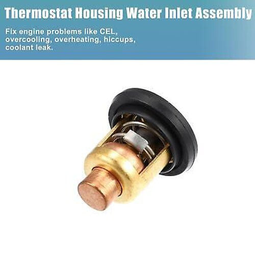 6E5-12411-00 2-piece automotive engine coolant thermostat housing assembly for Yamaha