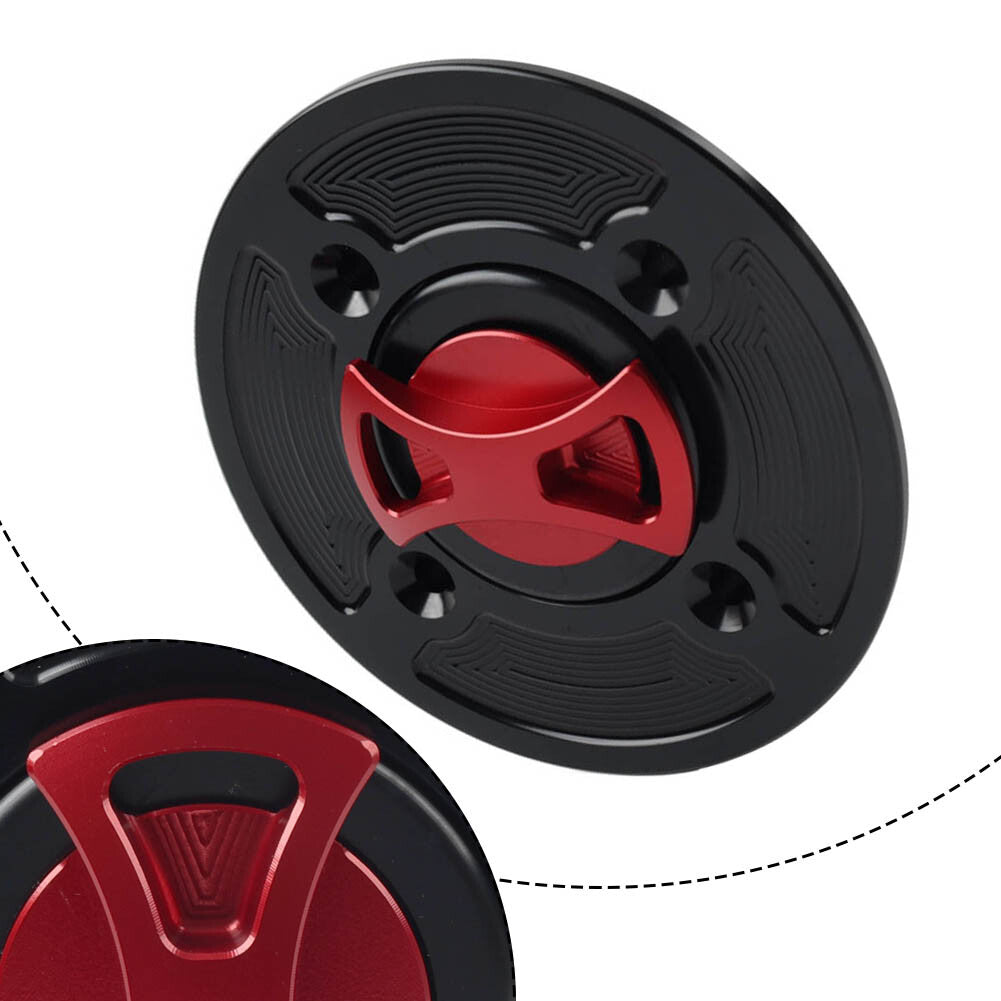 Fuel Gas Tank Cap Cover Red For RSV1000 04-08 Tuono V4R 2011-2017 RSV4 R Q