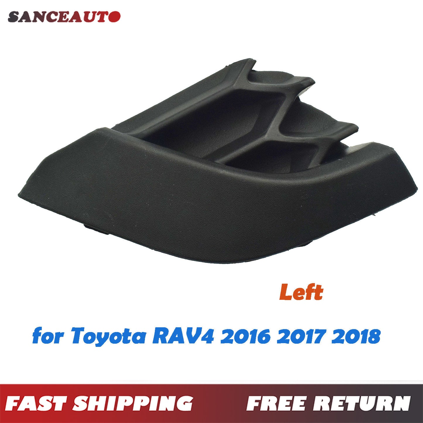 Front left side visor fog light lower bumper grille suitable for 2016-2018 RAV4 n