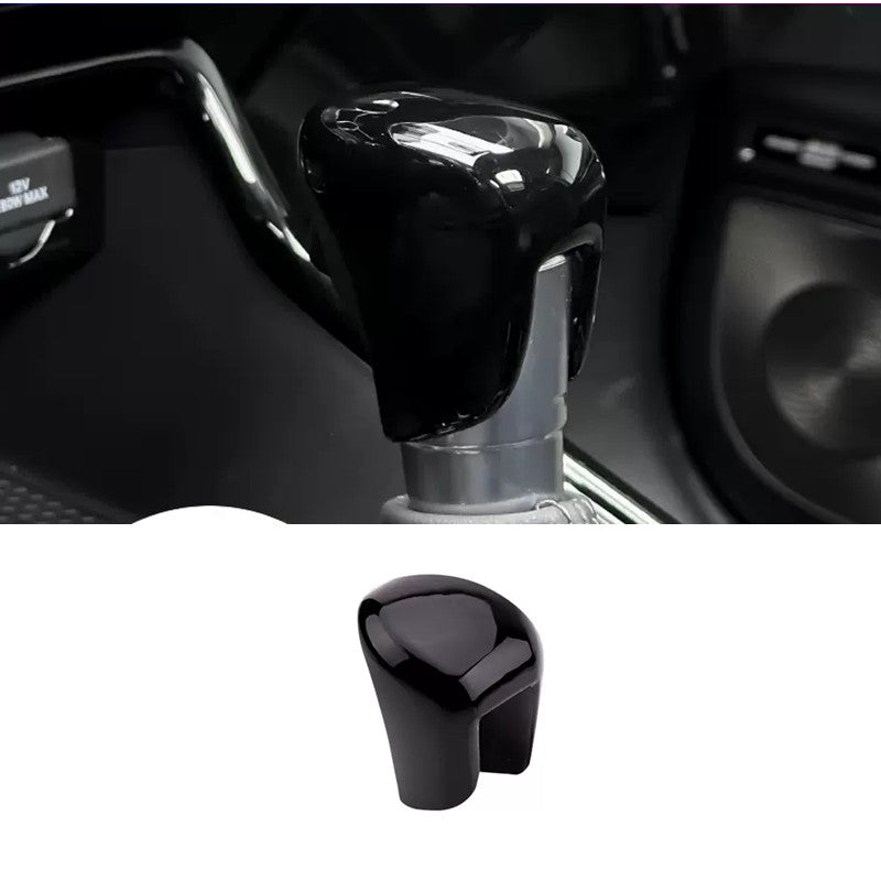 ABS Bright black Gear Shift Knob Cover Trim for Honda CRV CR-V 2023 2024 v