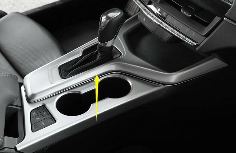 for Cadillac CT4 2020-2024 Matt Silver Inner Console Gear Shift Frame Cover Trim
