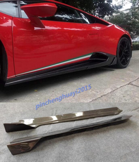 Carbon fiber car side skirts and extended boiler lips are suitable for the for Lamborghini for Huracan LP610.
