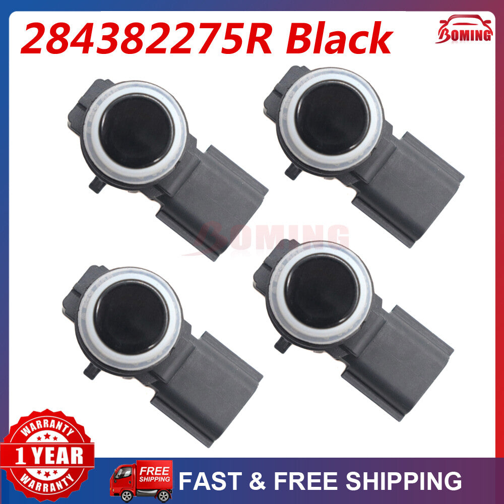 Black 4pcs/lot PDC Parking Sensor Bumper Reverse Assist 0263023699 284382275R Q