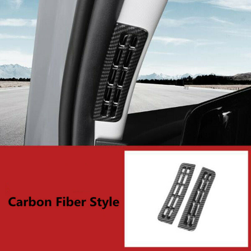 Carbon Fiber Front A-pillar Air Outlet Vent Cover Trim for Hyundai for Elantra 21-24