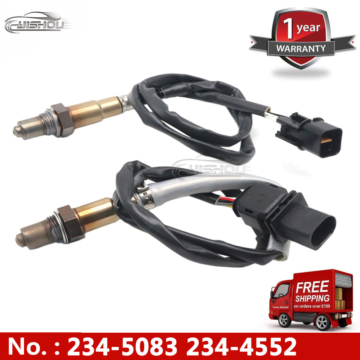 2-pack 234-5083 234-4552 upstream and downstream oxygen sensors suitable for Hyundai for Tucson for Elantra for Kia