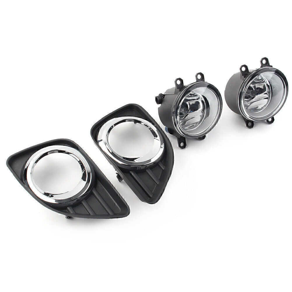 for Toyota for Camry 2010-11 Fog Light Bumper Lamp Cover+Wiring Harness+Switch 2x