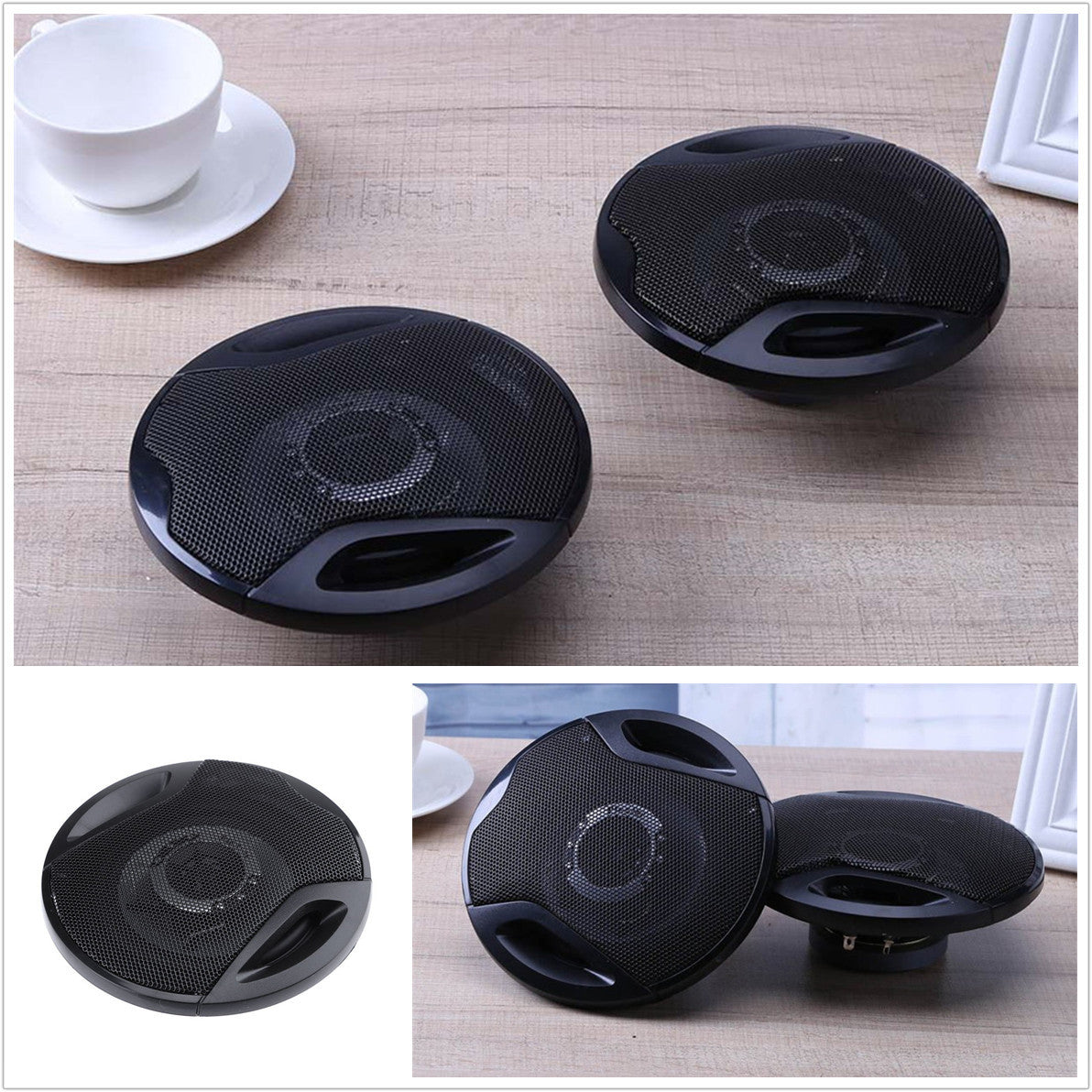 1 Pair Car Subwoofer Coaxial Component Speaker 12V 400W 6.54ohm Stereo Horn