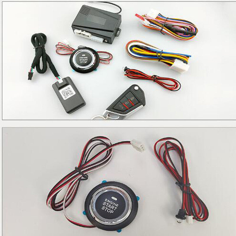 Keyless Entry Engine Start Alarm System Push Button APP Remote Starter Stop 1PC v