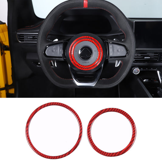 for Land Rover for Defender 20-22 Front Windshield Side Pillar Cover Trim Carbon ABS- v