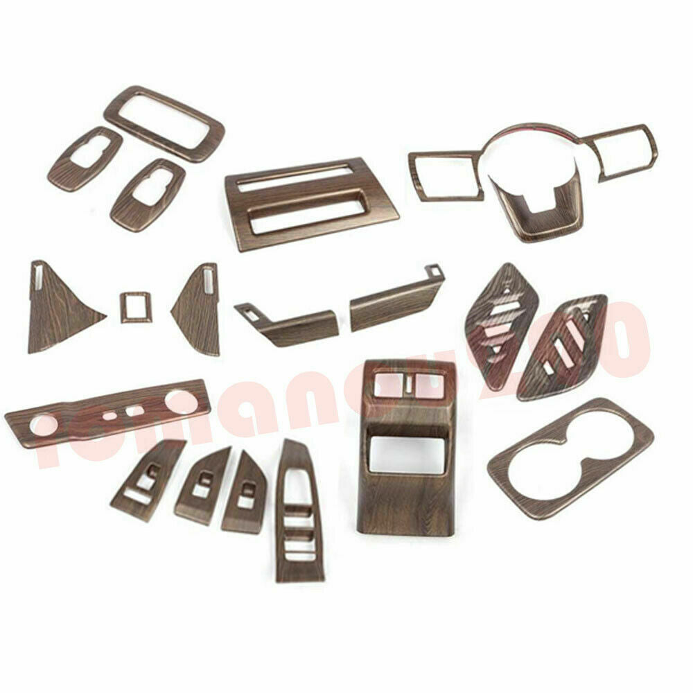 20P for Nissan Rogue 2021-2023 Wood Grain ABS Car Accessories Kit Cover Trim