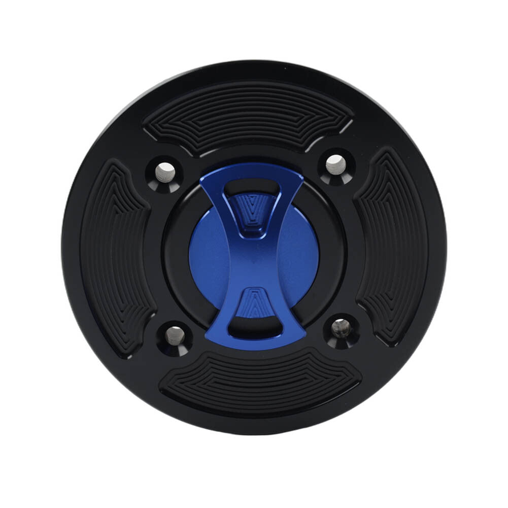 Fuel Gas Tank Cap Cover Blue For RSV1000 04-08 Tuono V4R 2011-17 RSV4 R Q