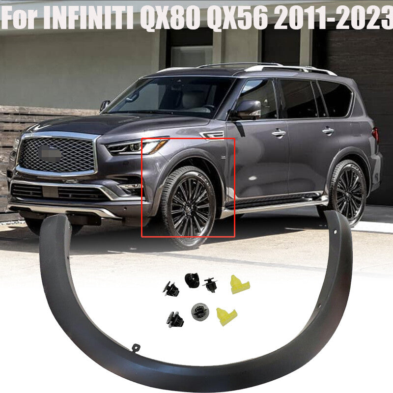 Fender Flares Trim Front Driver Side for INFINITI QX80 QX56 2011-2023 n