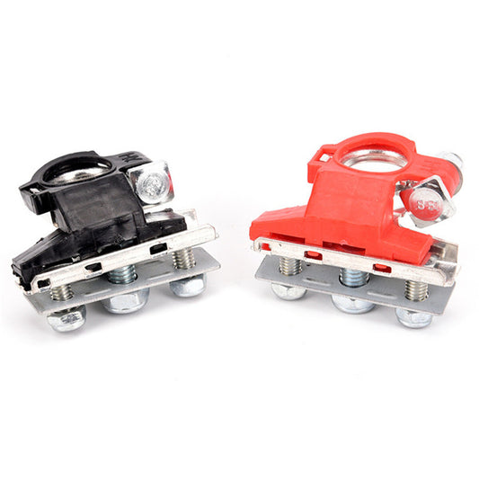 2Pcs Positive Negative Car Battery Terminal Quick Connector Cable Clamp Clips