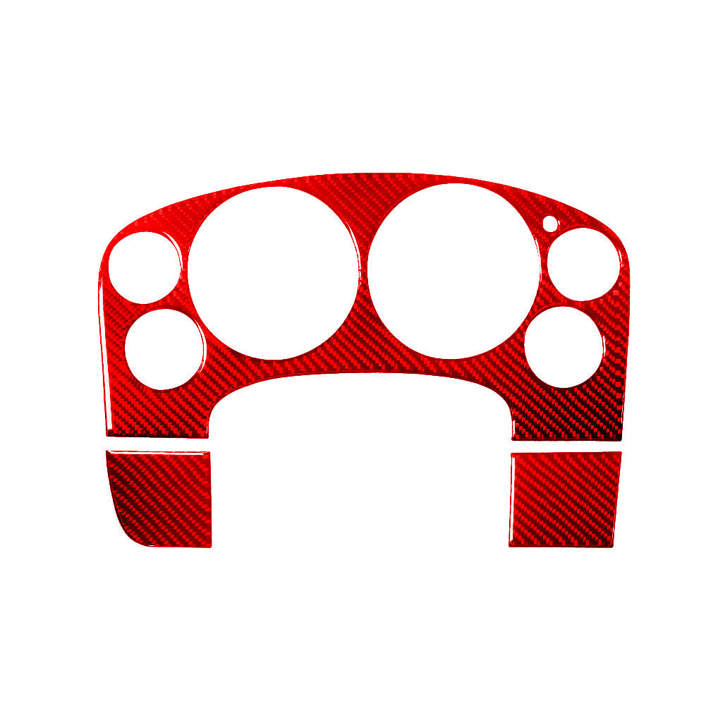 Red Carbon Fiber Lighting Control Cover For X3 F25 X4 F26 2011-2017 Type B v