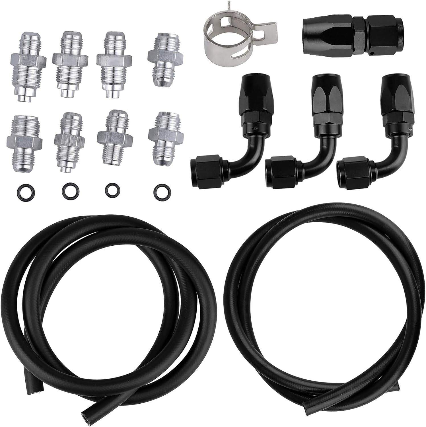 551082 Universal Power Steering Pump Hose Kit for LS Swap LS1 LS3