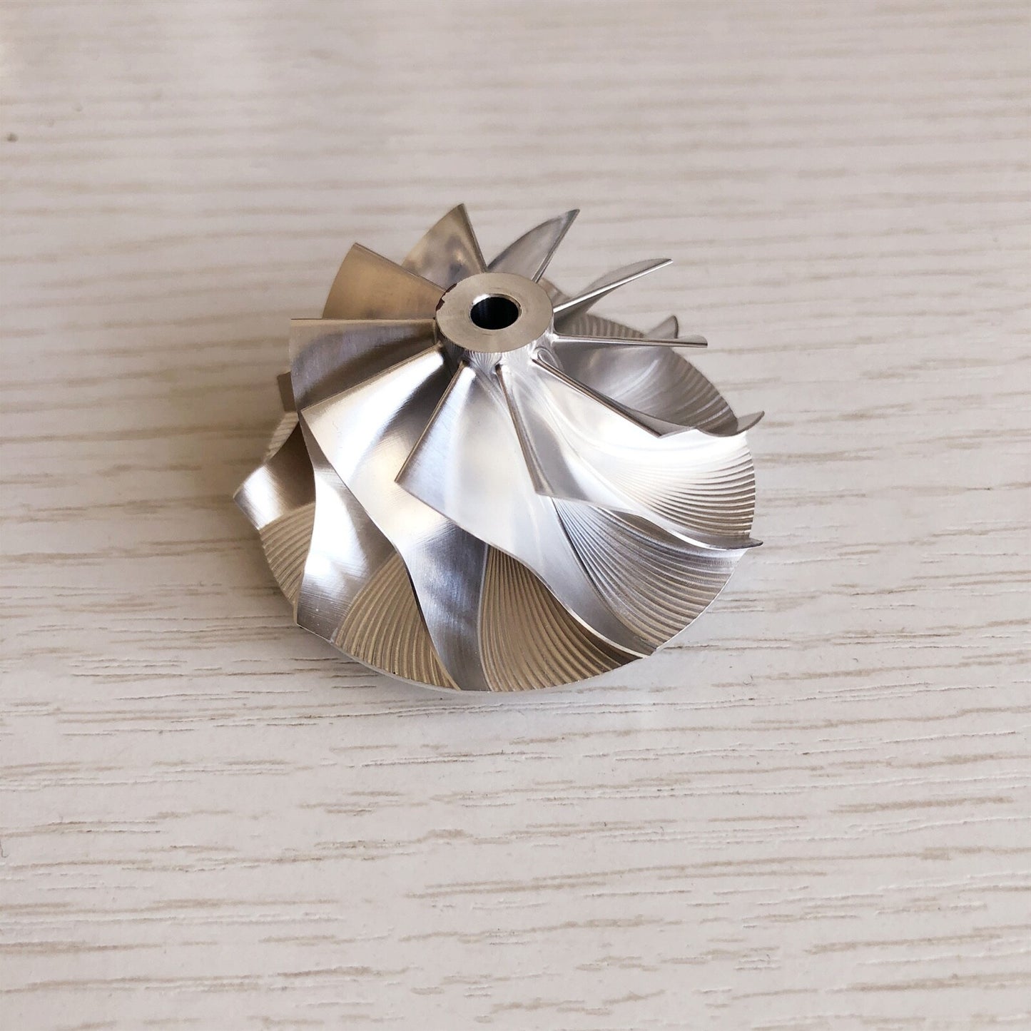 GT12 36.35/49.00 mm 10+0 Blade High-Performance Turbine Billet Compressor Wheel