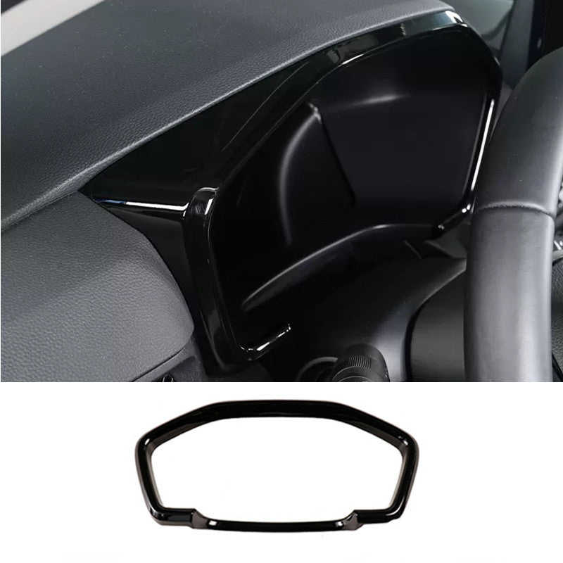 Bright black Inner Dashboard Panel Frame Trim for Honda CRV CR-V 2023 2024 v