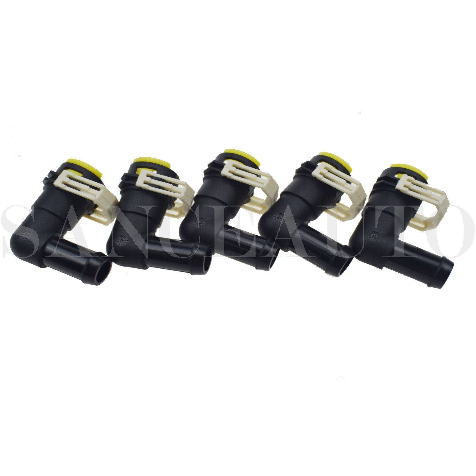 5-Piece Pack of Water Pipe Connectors B37F-61-240 for 2007-2013 for Mazda 3 CX-7 CX-9 - Brand New n
