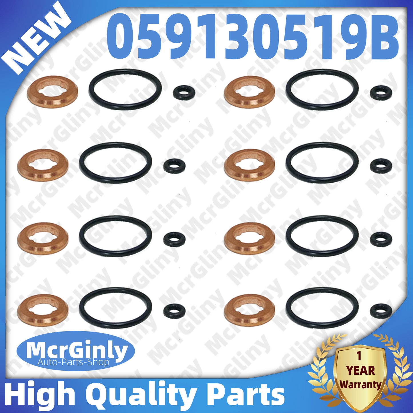 8  Injector Nozzle Sealing Gasket 059130519B Suitable for Audi for A8 , Q7, Q8, Touareg DMVB- n