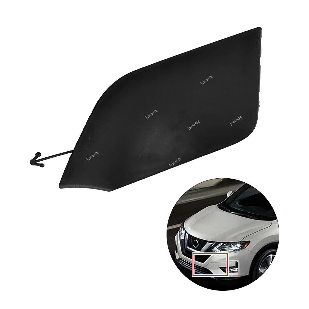 Bumper Tow Hook Cover Unpainted 622A0-6FL0H for Nissan Rogue 2017 - 2020 Q