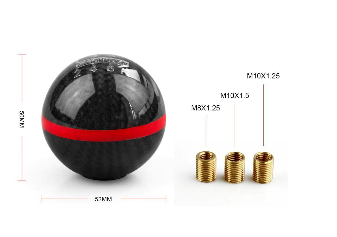 6-speed manual transmission Mugen, black and blue carbon fiber, suitable for Honda for Acura .