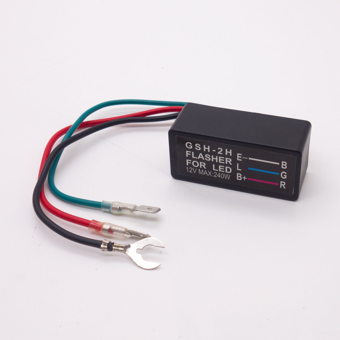 240W 3-Pin Turn Signal Flasher Relay For Motorcycle ATV Lamp LED Light DC 12V Q