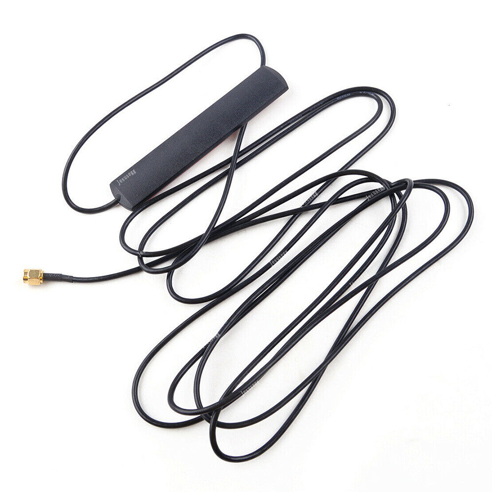 DAB Car Radio SMA Antenna Aerial Patch Glass Windshield Mount 300cm Cable Q