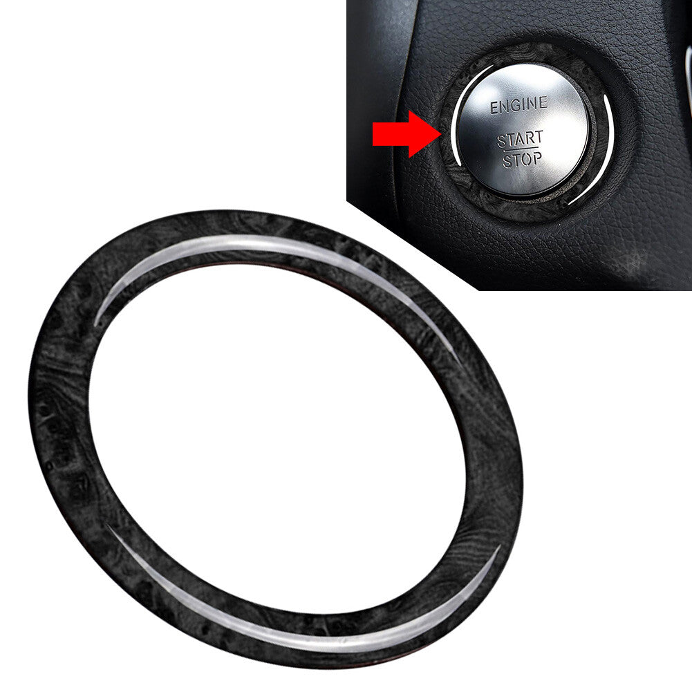 Engine Push Start Button Ring Fit for Benz A B C GLC CLA Class W176 W246 W205 X253 Q