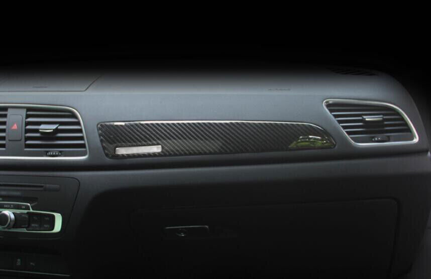 for Audi Q3 2015-2018 Carbon Fiber Vinyl Central Console Dashboard Panel Trim 1X