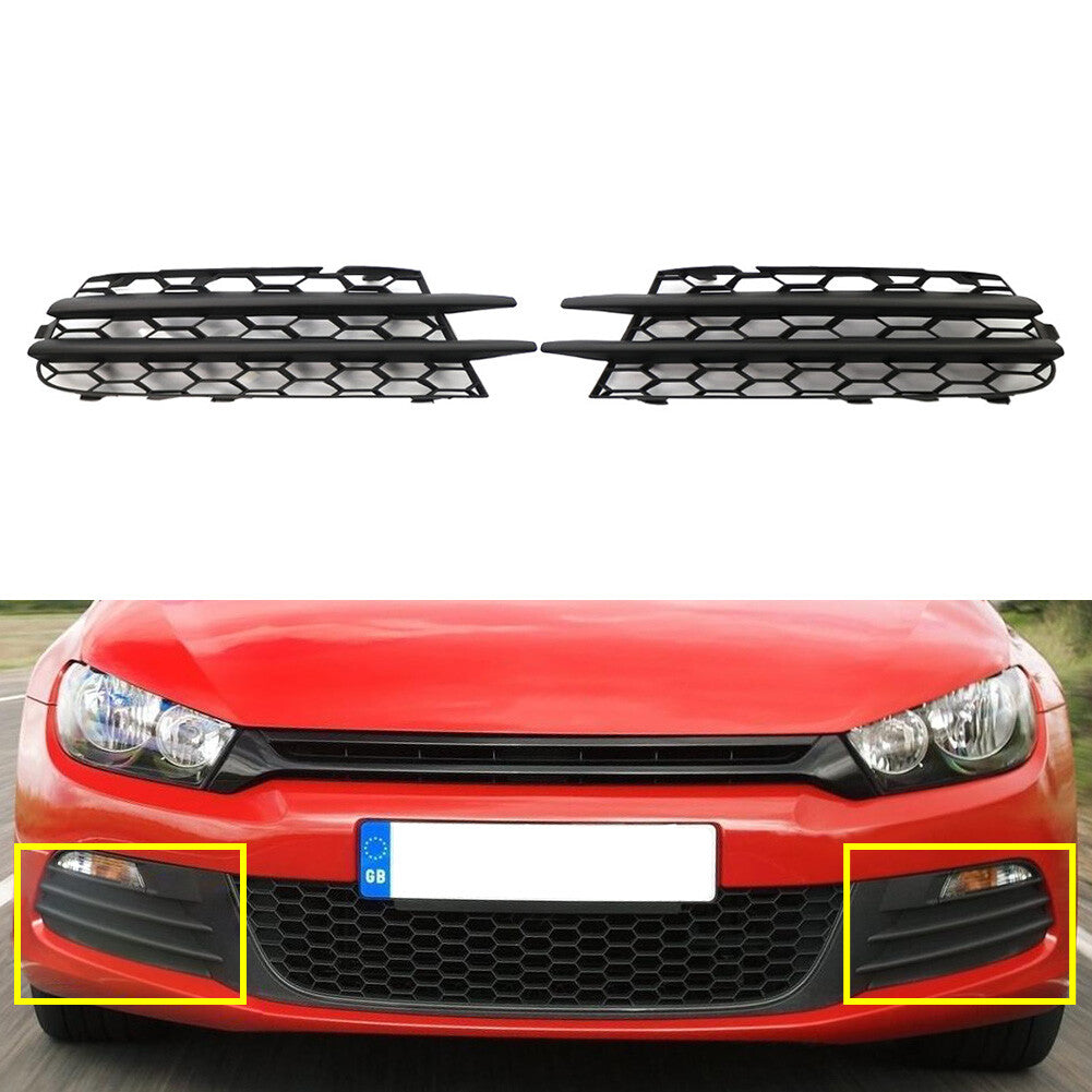 Front Lower Bumper Mesh Fog Light Grille for VW Scirocco 2009-2014 2009 2010 11
