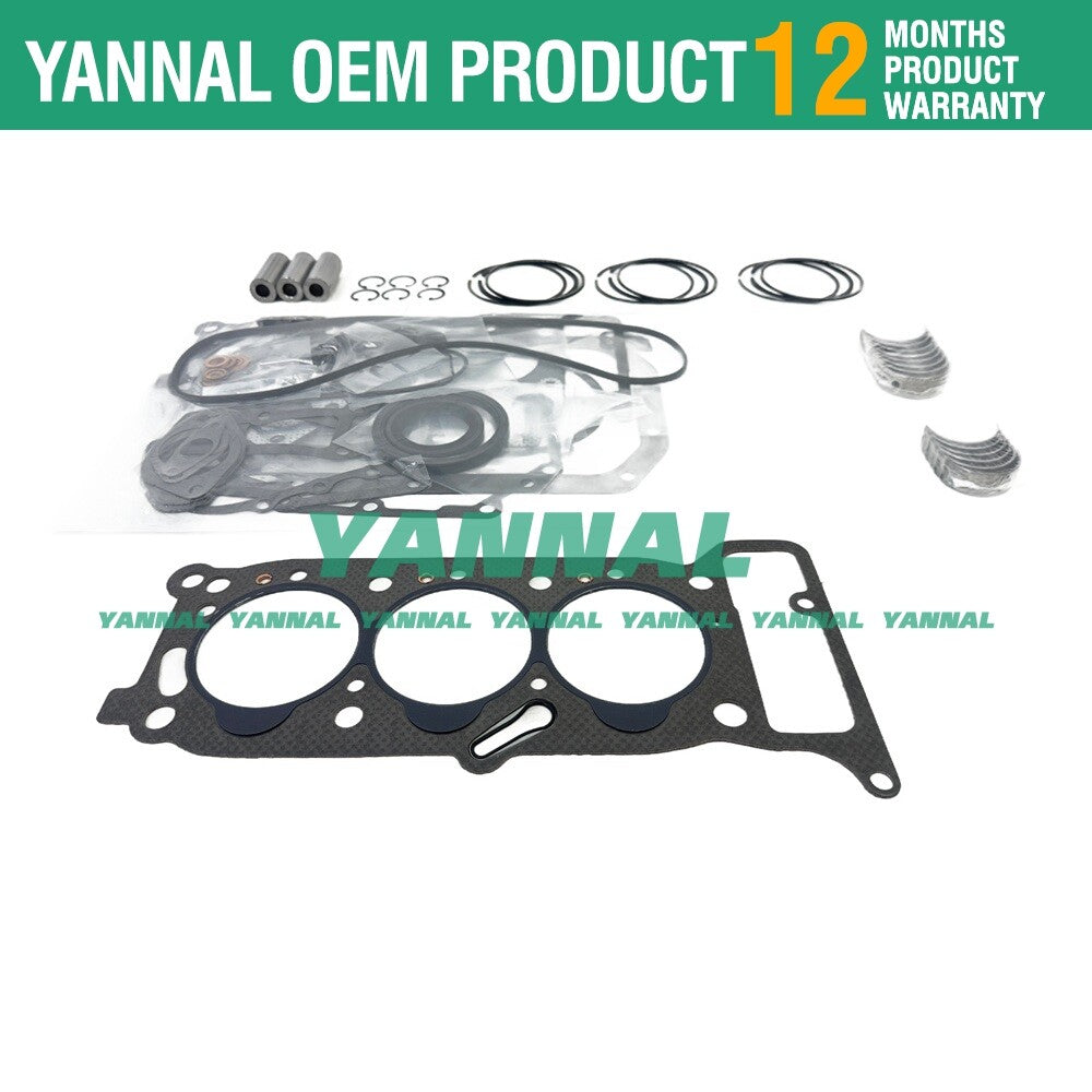3KR2 Overhaul Heavy Ring Kit for ISUZU Engine Piston Ring Head Washer Bearing Kit