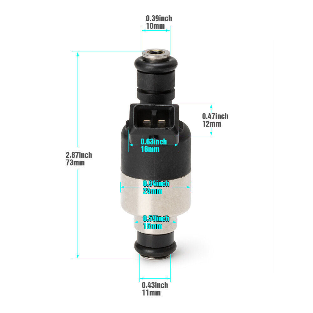 6-piece Flow matching fuel injectors for 2.8L, 3.1L, and 3.3L engines (1985-1993-) n