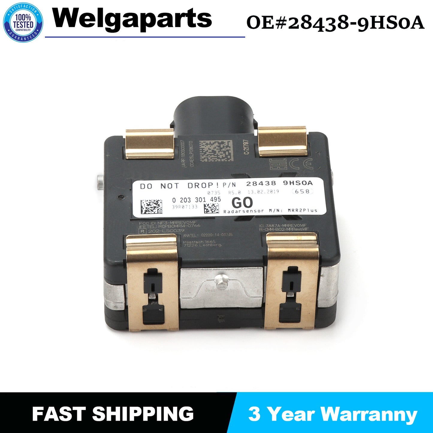 New 28438-9HS0A for Nissan Altima 2016-18 Cruise Control Distance Radar Sensor