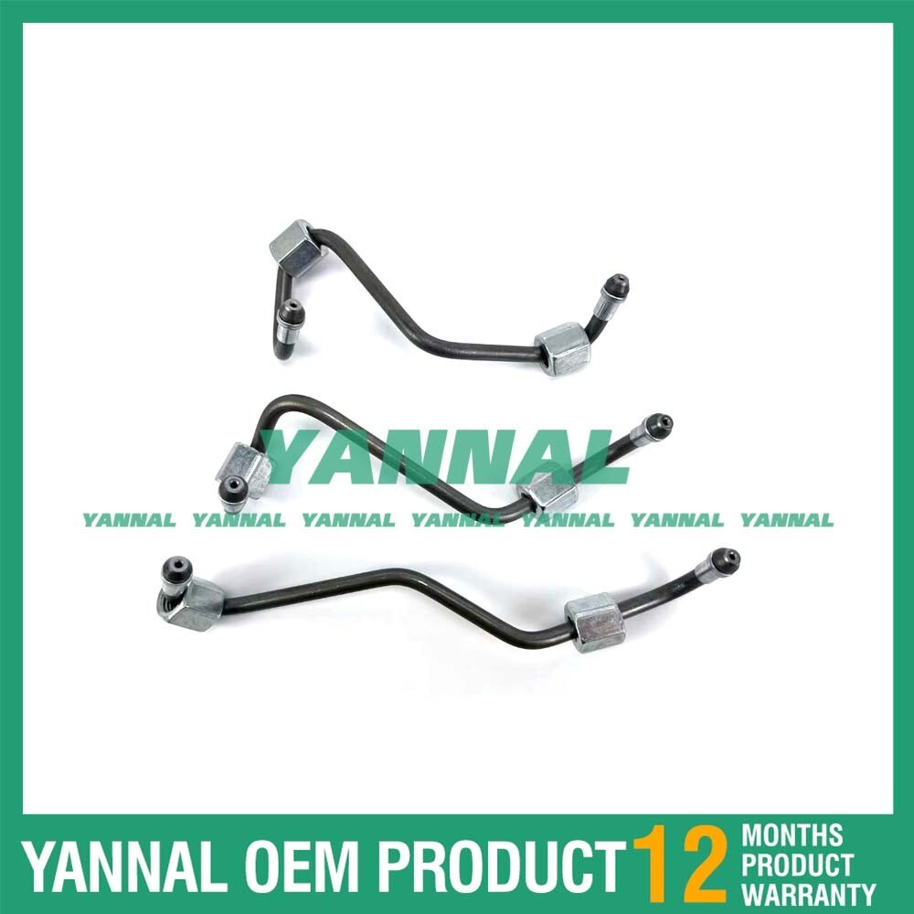 3 new D782 fuel injection pipe diesel engines compatible with Kubota 16861-53733.