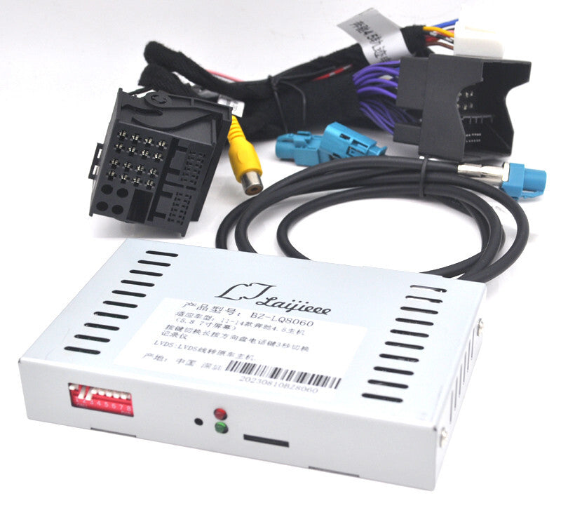 for Mercedes C W204 Ntg4.5 Reverse Interface Rear/Front Camera dynamic guideline v