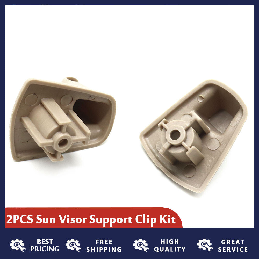 2-Piece Sun Visor Support Clip Kit for Chrysler 300 for Dodge Charger Magnum 1EJ51BD1AA