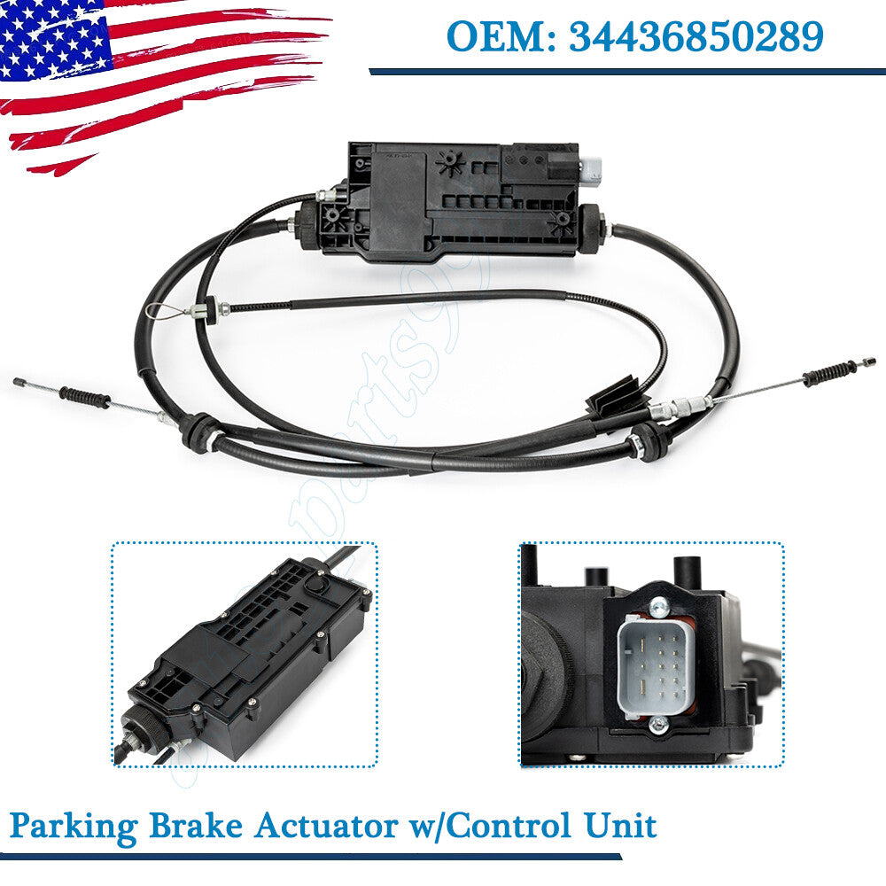 Parking brake actuator kit with control unit for X5 X6 2007-2013 34436779451- n