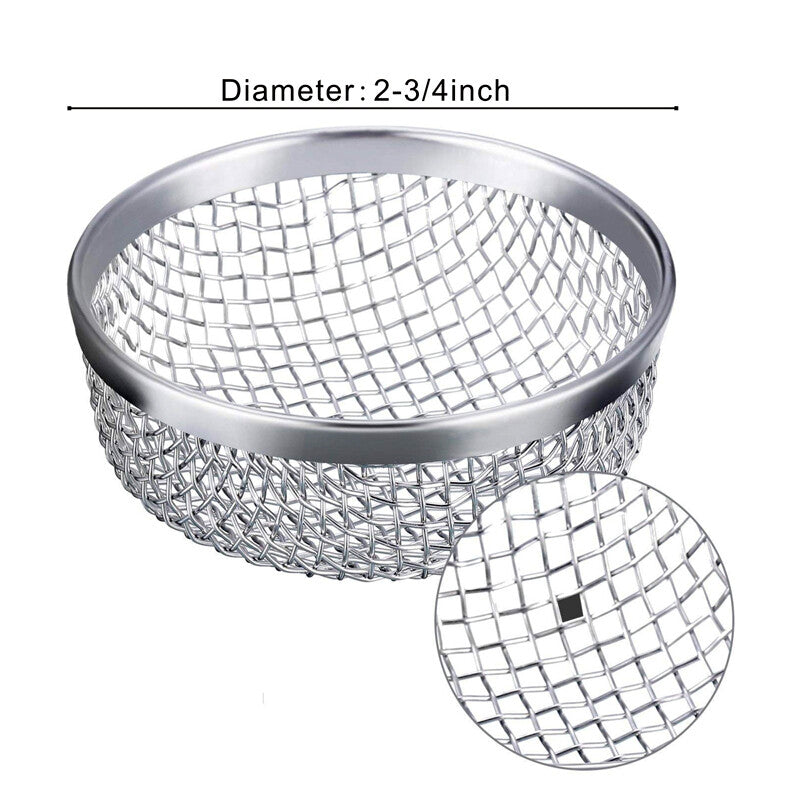 2-Pack Stainless Steel Ventilated Insect Net Covers with Installation Tools for RVs n