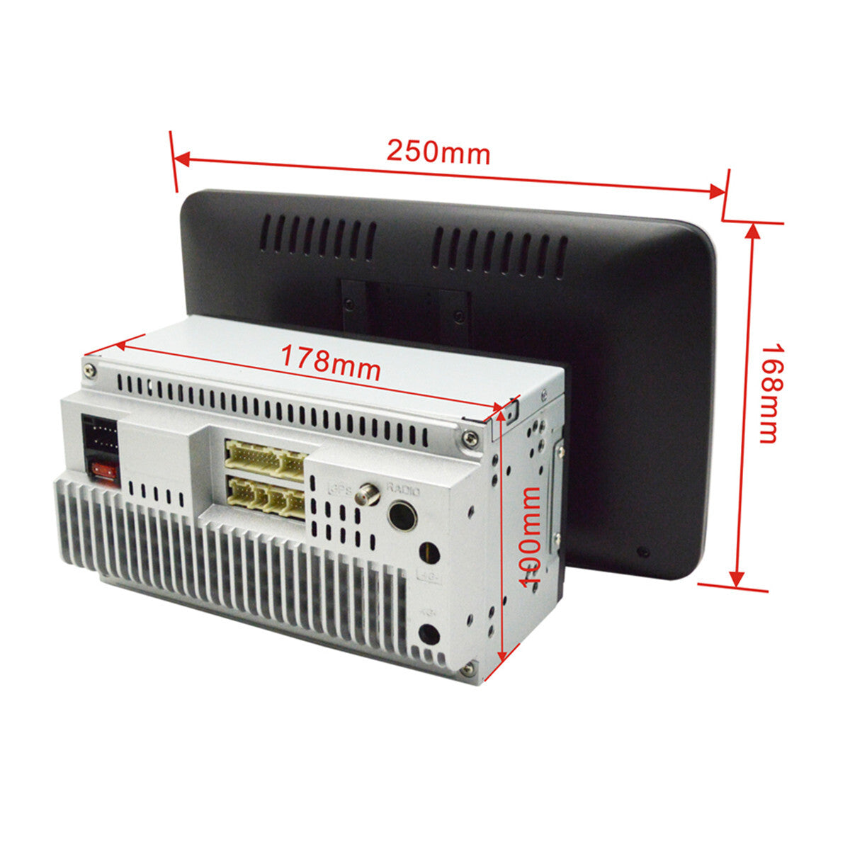 10.1in Touch Screen Car Stereo Radio Android 9.1 Wifi MP5 Player GPS Navigation