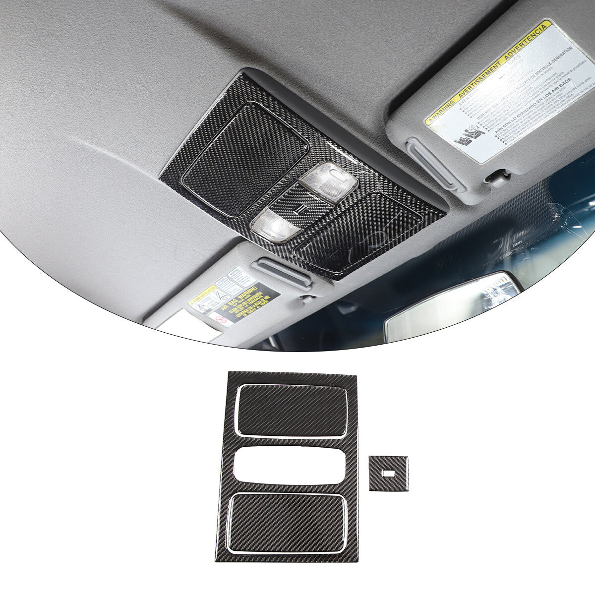 8-piece ABS carbon fiber ABS interior full decoration set suitable for 86/for Subaru BRZ 12-20- v