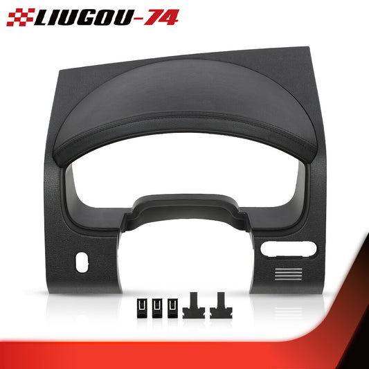 Dash gauge surround bezel cluster, black, suitable for 2004-2008 for Ford F-150s.