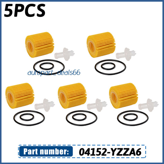 5 oil filters suitable for Toyota for Corolla Prius Sci-Fi IM XD 04152-YZZA6 04152-37010 Q