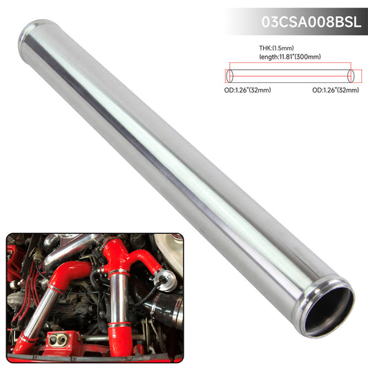 32mm 1.26 inch Aluminum Intercooler Intake Turbo Pipe Piping Tube Hose L=300mm